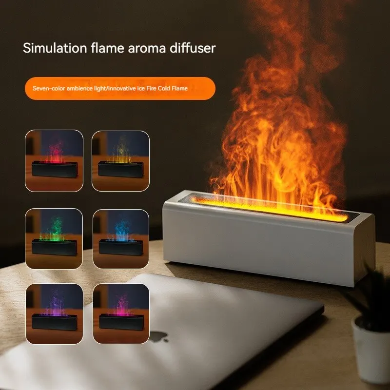Colorful Simulation Flame  Fragrance Diffuser: