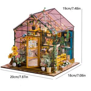 Mini Flower House Kit 3D Puzzle
