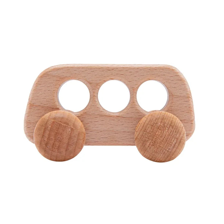Wooden baby toys dino set for toddlers