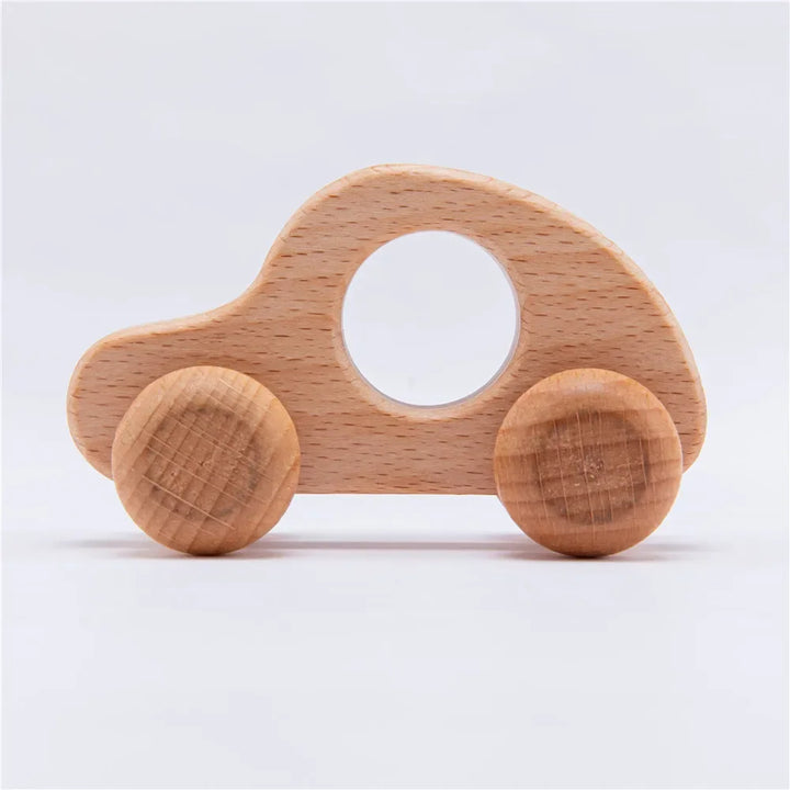 Wooden baby toys dino set for toddlers