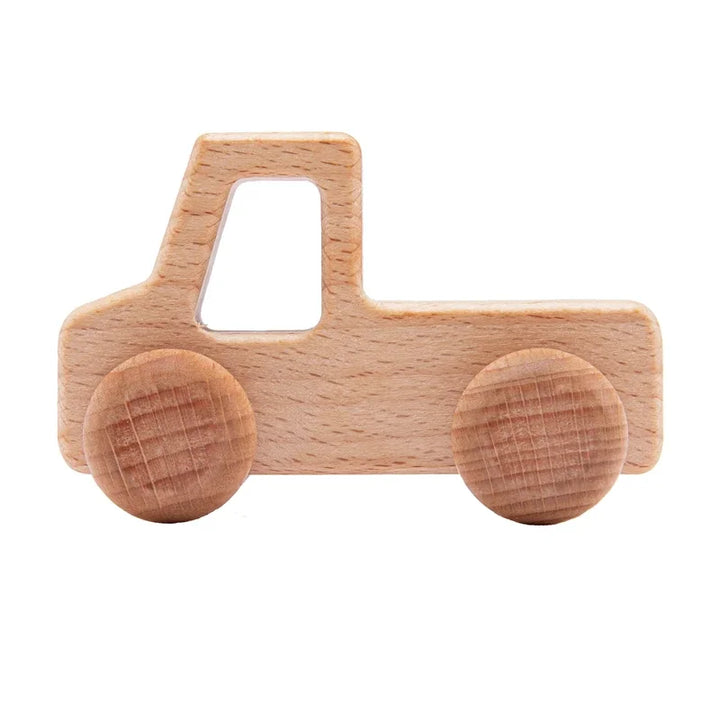 Wooden baby toys dino set for toddlers