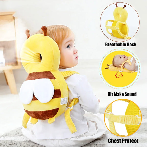 Baby head protector for infant safety