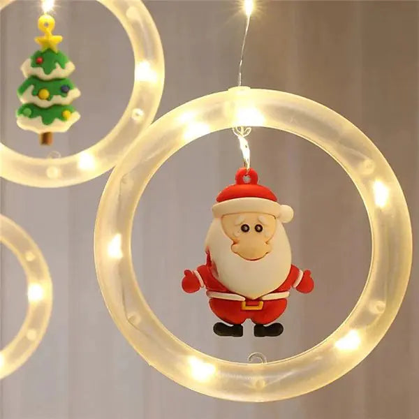 LED Christmas lights with warm white glow and USB power