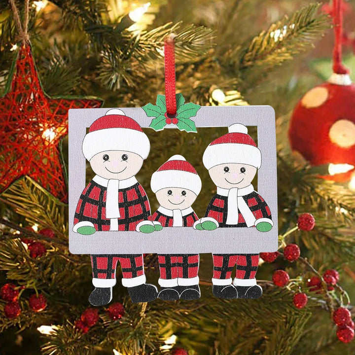 Personalized Christmas Tree Family Ornament with custom names