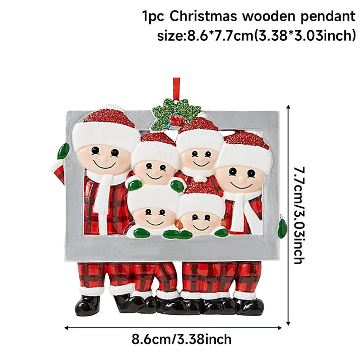 Personalized Christmas Tree Family Ornament with custom names