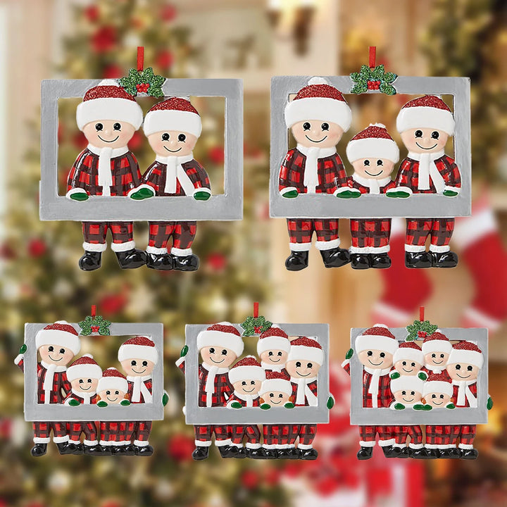 Personalized Christmas Tree Family Ornament with custom names