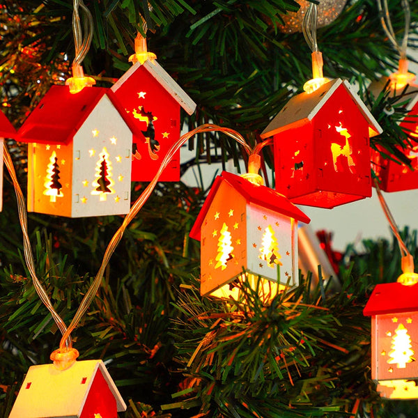 Light-up Christmas tree ornaments for outdoor use