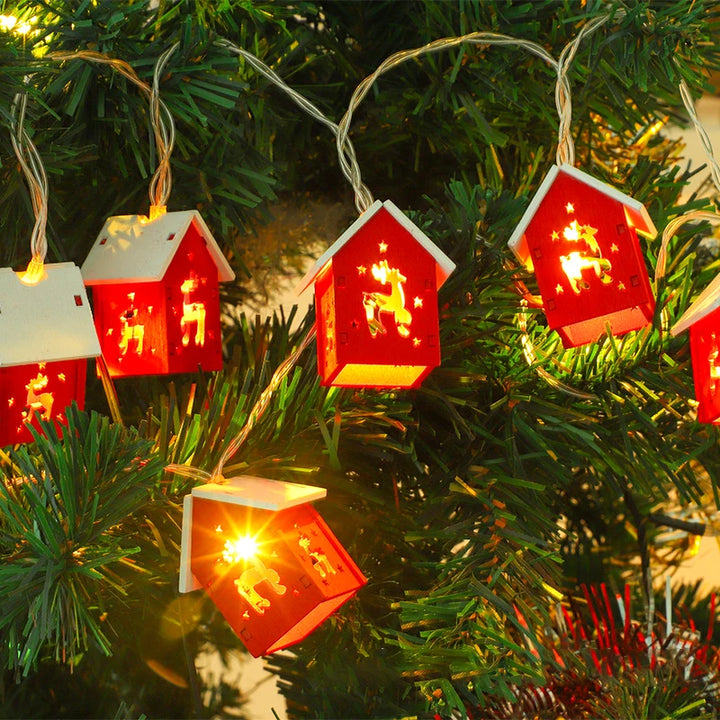 Light-up Christmas tree ornaments for outdoor use