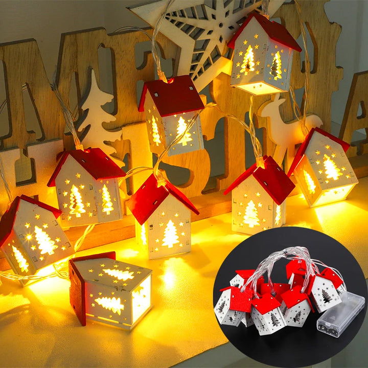 Light-up Christmas tree ornaments for outdoor use