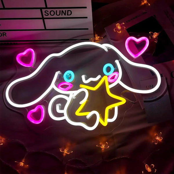 Lavender shop Cute Dog LED Neon Sign Gift Set
Dog-themed neon light decor
LED neon sign for dog lovers
Adorable dog neon light