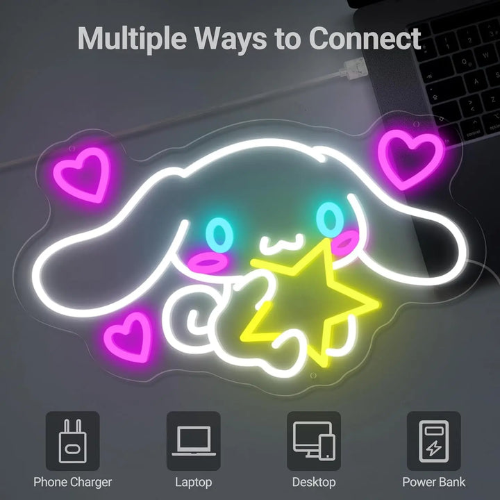 Lavender shop Cute Dog LED Neon Sign Gift Set
Neon sign gift for dog owners
Cute puppy LED light decor
Neon dog sign for home