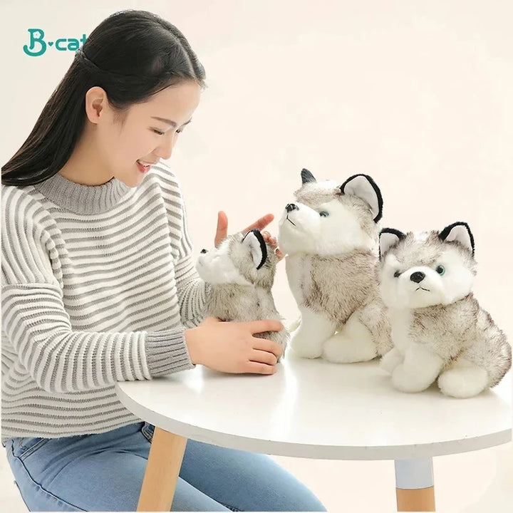 Cute Husky Dog Plush Toy for cuddling and gifting