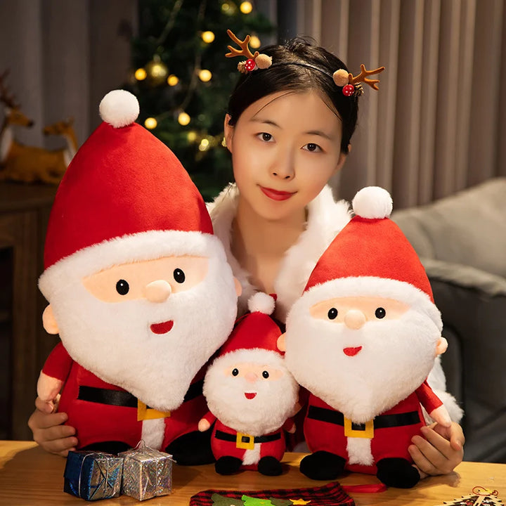 Cute Santa Claus Plush Toy and Snowman Plush Toy for kids