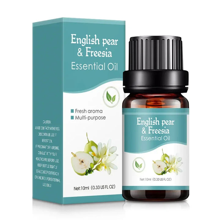Essential Oils for Diffuser in elegant glass bottle