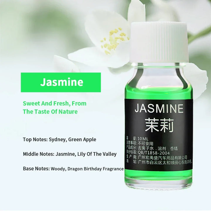 Essential Oils for Diffuser in elegant glass bottle