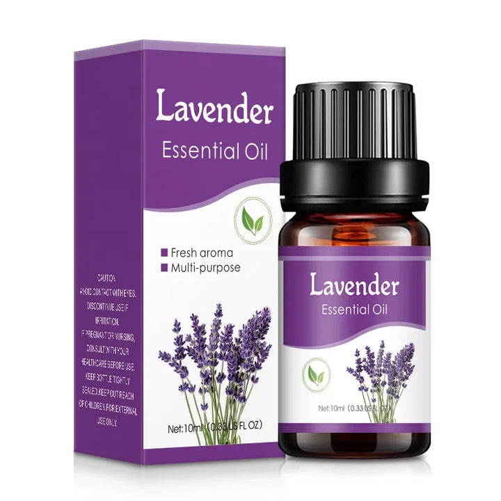 Essential Oils for Diffuser in elegant glass bottle