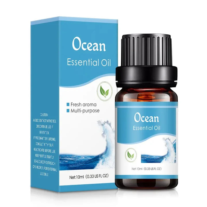 Essential Oils for Diffuser in elegant glass bottle