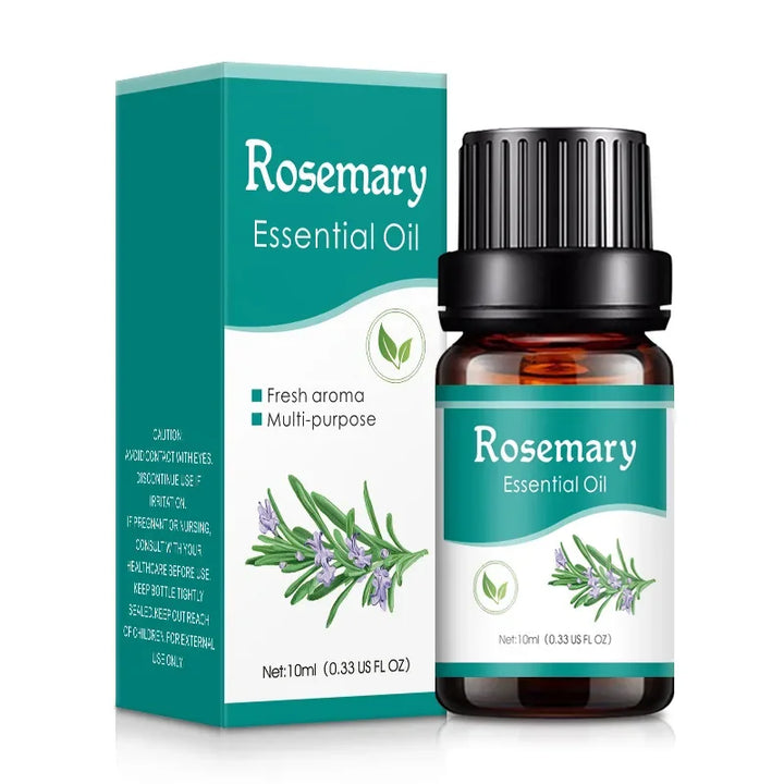 Essential Oils for Diffuser in elegant glass bottle