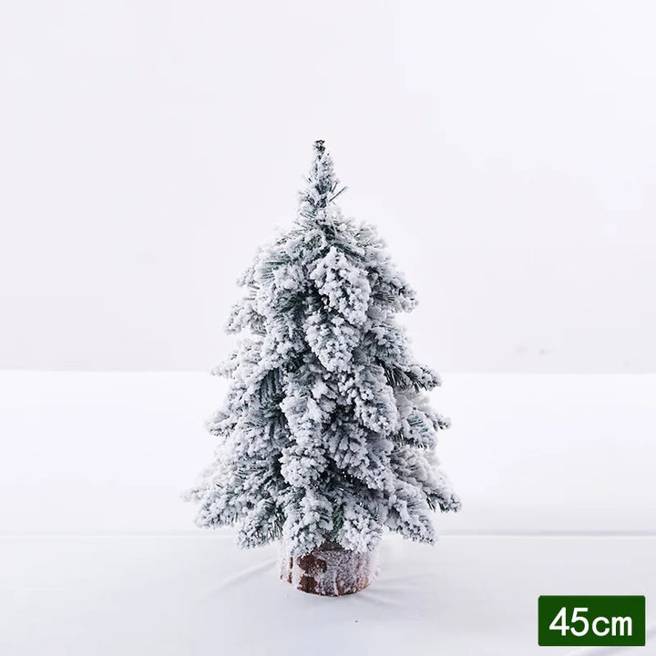 Snowy Christmas Tree with flocked branches for holiday décor