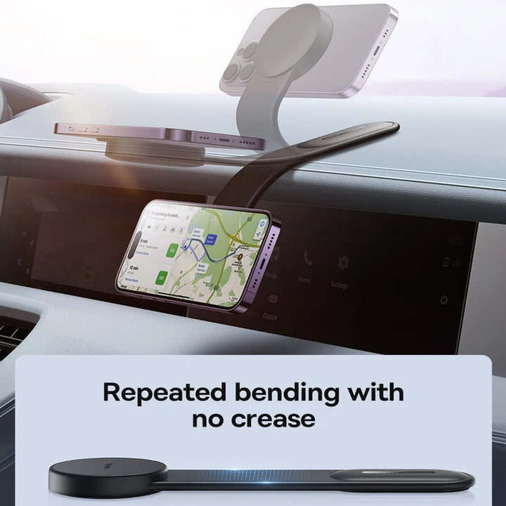 Magnetic car phone holder with 360-degree rotation
