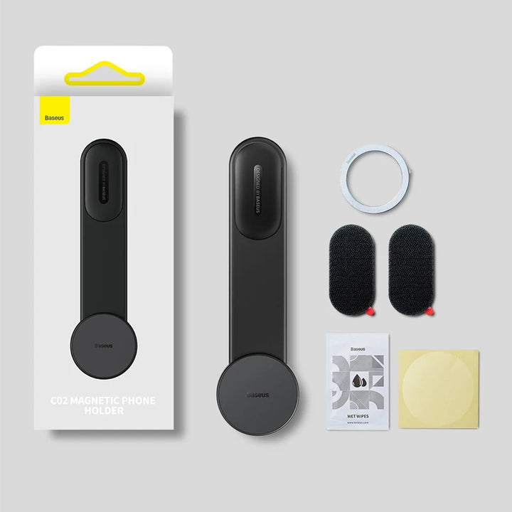 Magnetic car phone holder with 360-degree rotation