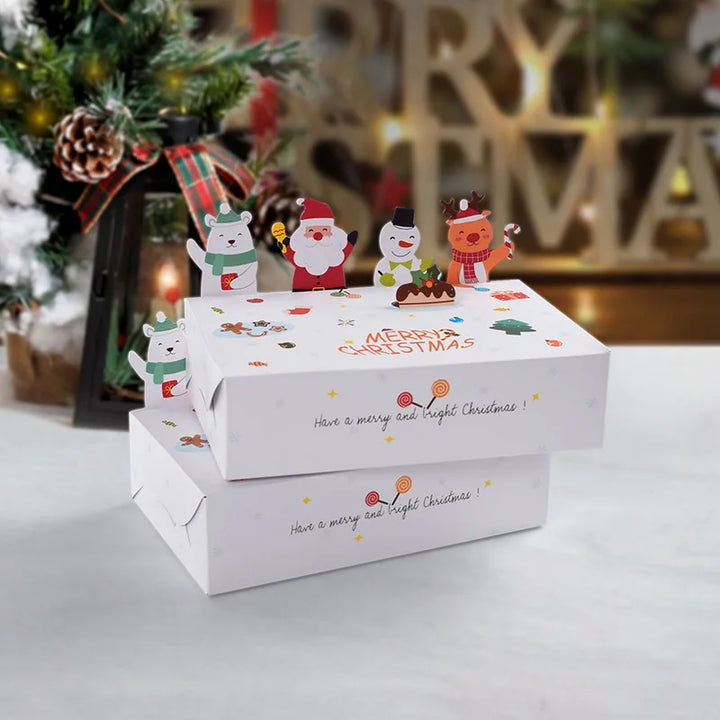 Christmas Candy Box with colorful design for holiday gifts