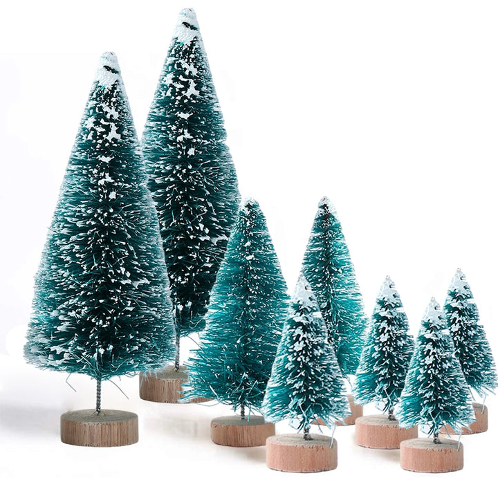 Mini Wooden Christmas Tree with rustic design for festive decor