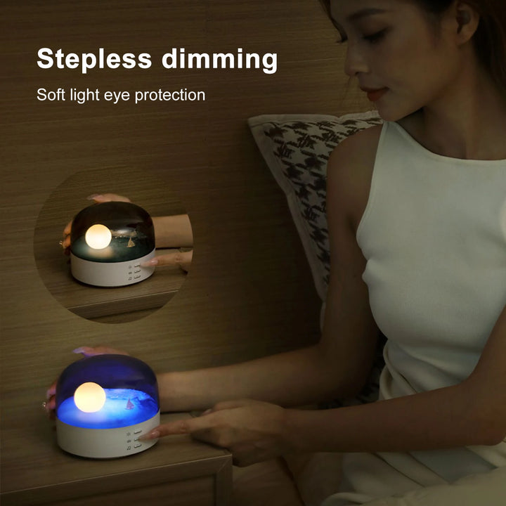 Moon LED Night Light with Bluetooth speaker functionality