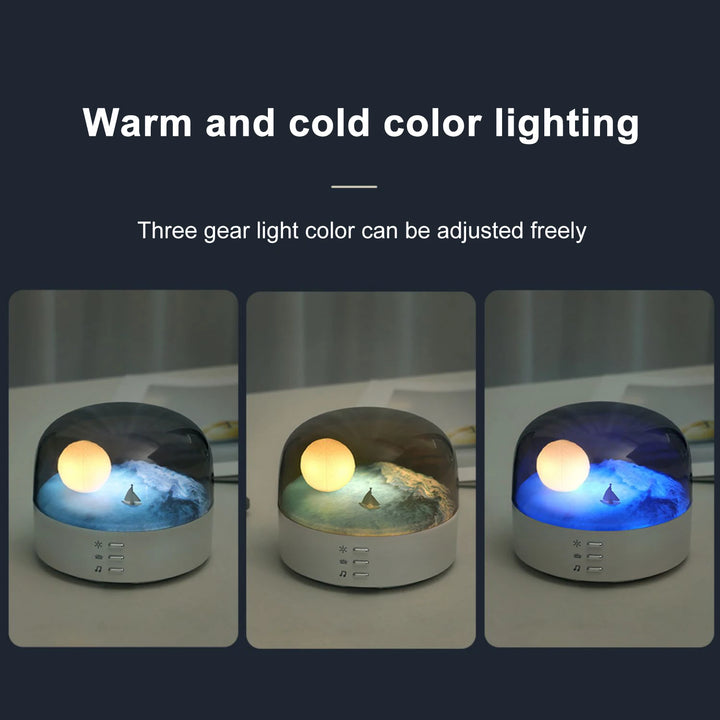 Moon LED Night Light with Bluetooth speaker functionality