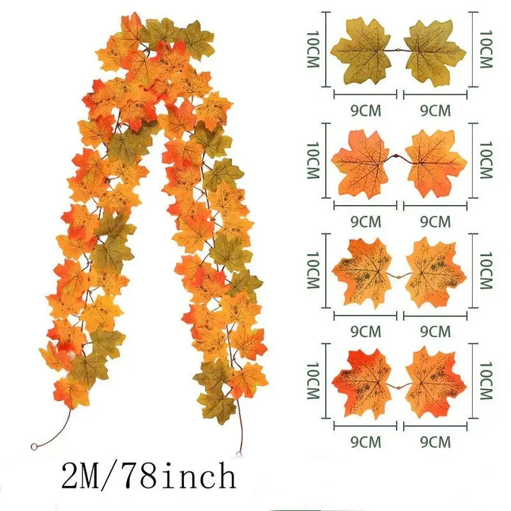 Lavender shop  Orange Leaf Garland
Orange leaf vine garland
Festive orange leaf garland
Orange leaf wreath and garland set