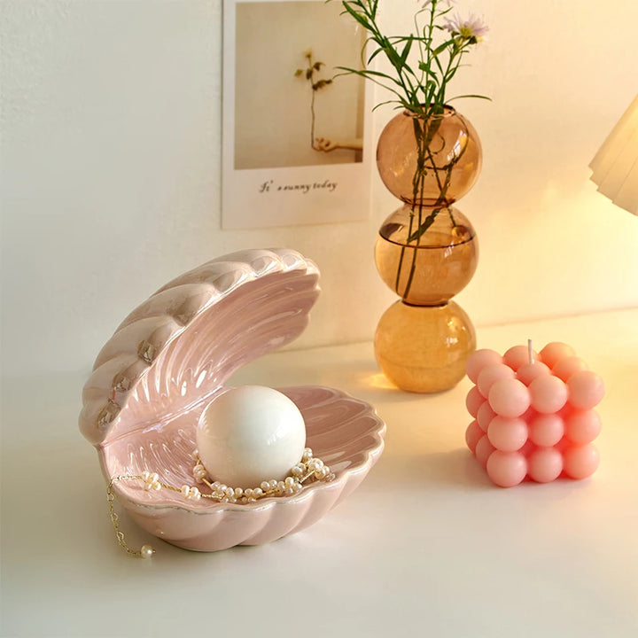 Lavender shop Pearl Shell Ceramic Lamp Pink
Coastal ceramic lamp design
Unique pearl shell light fixture
Handmade ceramic lamp