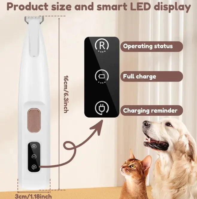 Lavender shop Pets Paw Trimmer w/LED Light
Pets paw trimmer with LED light
LED pet paw trimmer
Pet grooming paw trimmer LED