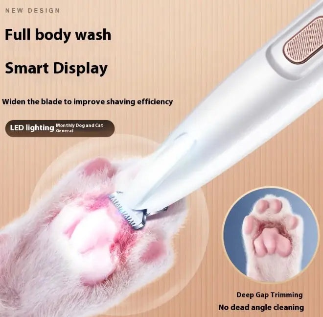 Lavender shop Pets Paw Trimmer w/LED Light White
Pet nail trimmer with LED light
LED light paw trimmer for cats
Pet grooming clipper with light