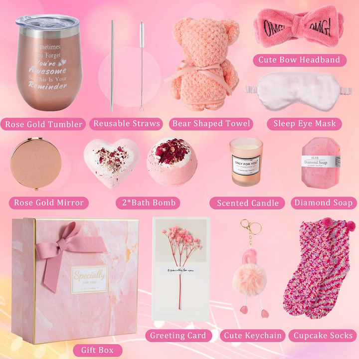 Lavender shop Pink Luxury Gift Set Pink
Pink luxury skincare gift box
Pink luxury bath gift set
Exclusive pink gift set