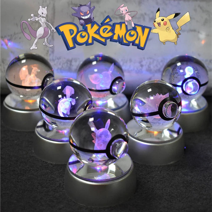 Lavender shop Pokemon 3D Crystal Ball Gift Set
3D crystal Pokémon ball decoration
Pokémon-themed crystal gift set
Collectible Pokémon crystal ball