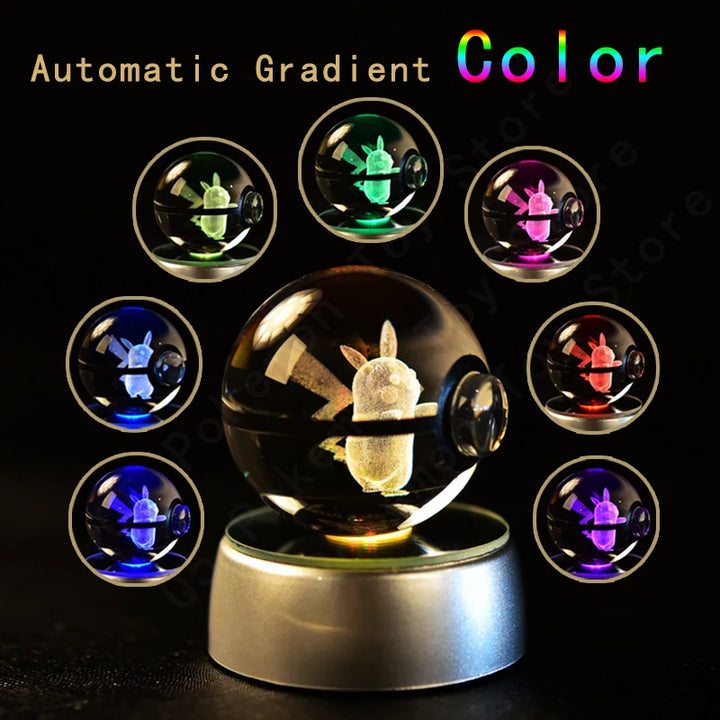 Lavender shop Pokemon 3D Crystal Ball Gift Set
Fantasy Pokémon crystal ball
Limited edition Pokémon crystal gift
Pokémon-themed home decor