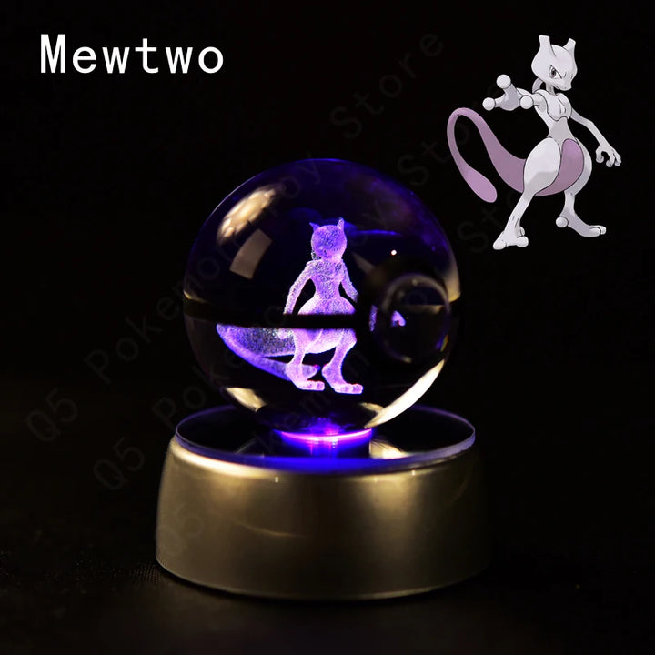 Lavender shop Pokemon 3D Crystal Ball Gift Set
3D engraved Pokémon crystal
Pokémon crystal ball for display
Decorative Pokémon gift set