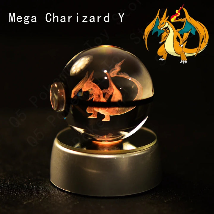 Lavender shop Pokemon 3D Crystal Ball Gift Set
Customizable Pokémon crystal ball
Pokémon crystal ball for fans
Stylish Pokémon gift for collectors