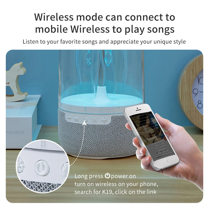 Bluetooth 5.0 Speaker with LED lighting and sound modes