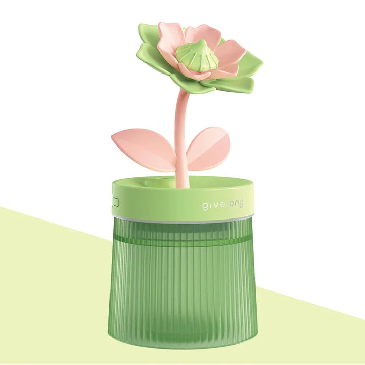 Ultrasonic Air Humidifier in floral design with night light