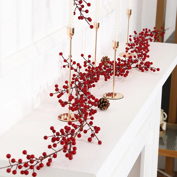 Lavender shop Red Berry Garland
Holiday red berry garland
Christmas red berry garland
Artificial red berry garland