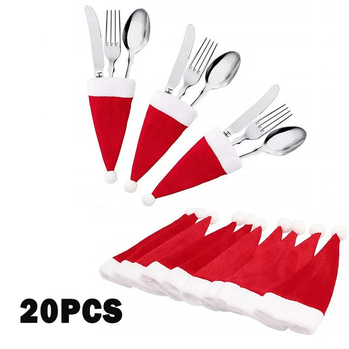 Lavender shop Santa Hat Cuterly Holders
Christmas cutlery holders
Festive Santa hat utensil holders
Holiday-themed cutlery holders