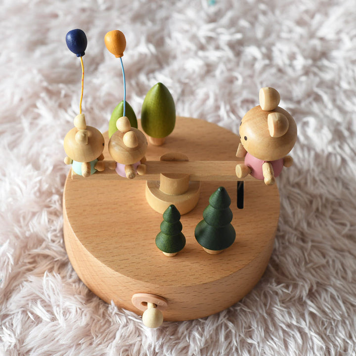 Lavender shop Seesaw Wooden Music Box
Unique seesaw toy music box
Decorative seesaw wooden music box
Musical seesaw keepsake box