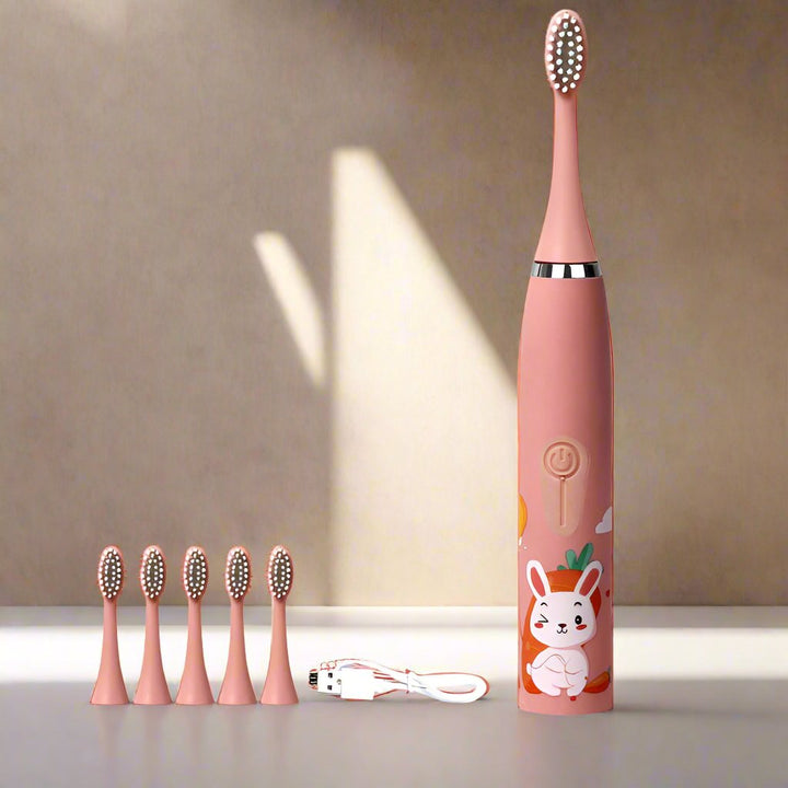 Lavender shop Smart Sonic Electric Toothbrush for Children Pink
Educational sonic toothbrush for children
Effective kids' electric toothbrush
Sonic toothbrush with replacement heads