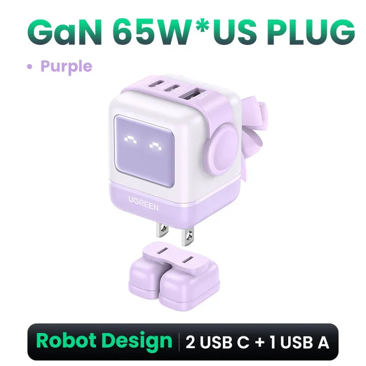Lavender shop Ugreen Nexcode Robot Fast Charger Purple
Nexcode charging base for robots
Ugreen smart charging technology
Lightweight robot charger