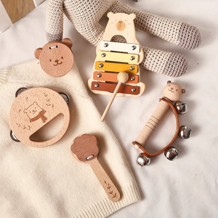 Lavender shop Wooden Montessori Musical Instruments
Montessori musical toys
Eco-friendly wooden instruments
Montessori percussion instruments