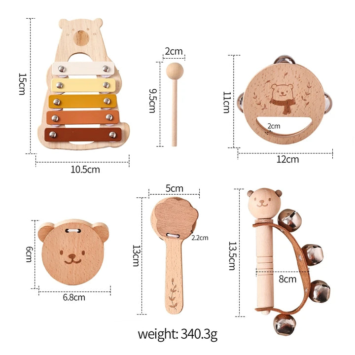 Lavender shop Wooden Montessori Musical Instruments
Montessori tambourine
Wooden glockenspiel
Montessori musical play