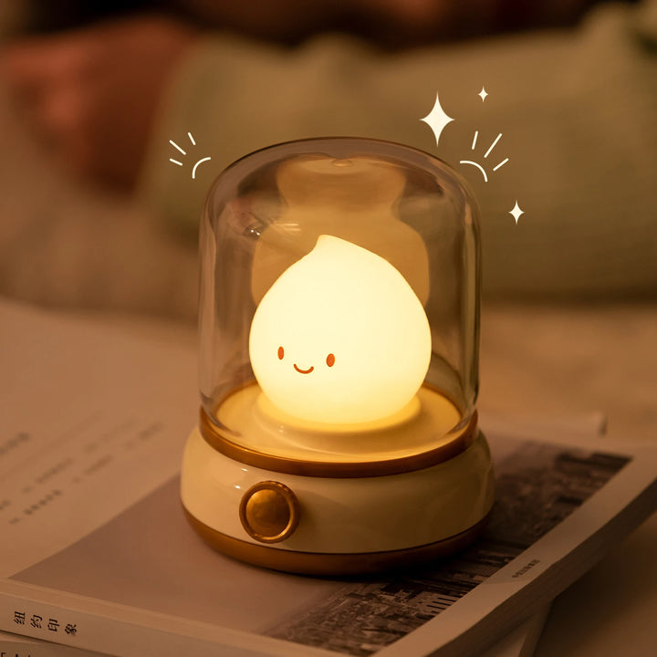 Cute night light LED candle light
Desktop lamp for night reading
Creative night lamp for desk
Eye-caring night lamp for desk