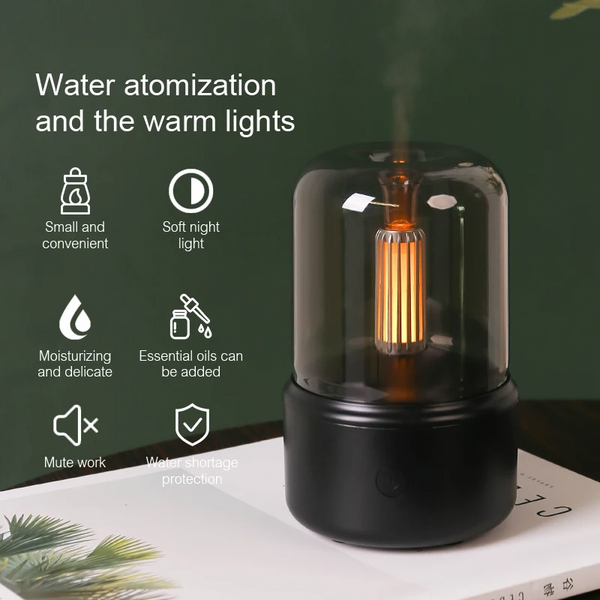  Portable Air Humidifier with LED light and nightlight function