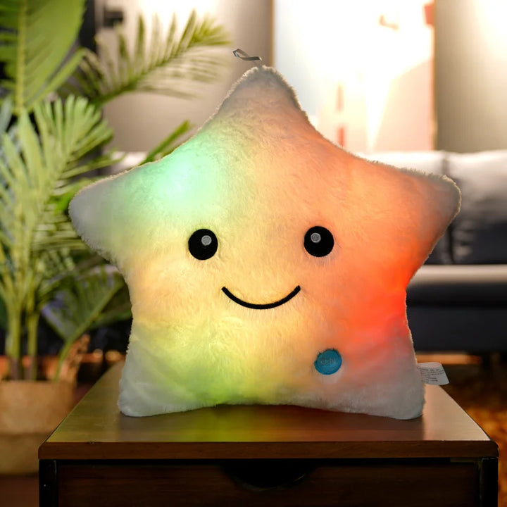 Bedroom Decor Nursery Cushion
Glow-in-the-dark star stickers
Soft glow stars for nursery
Colorful star ambient lighting